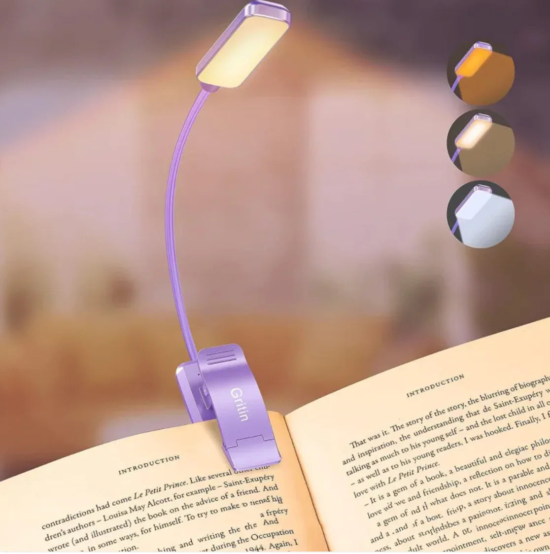 LED Rechargeable Book Light