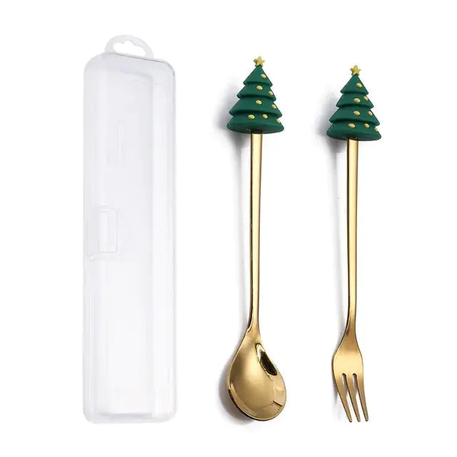 Delightful Christmas Cutlery Set: Perfect for Festive Holiday Gatherings