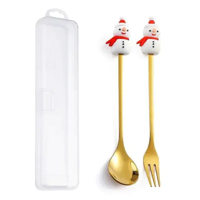 Delightful Christmas Cutlery Set: Perfect for Festive Holiday Gatherings