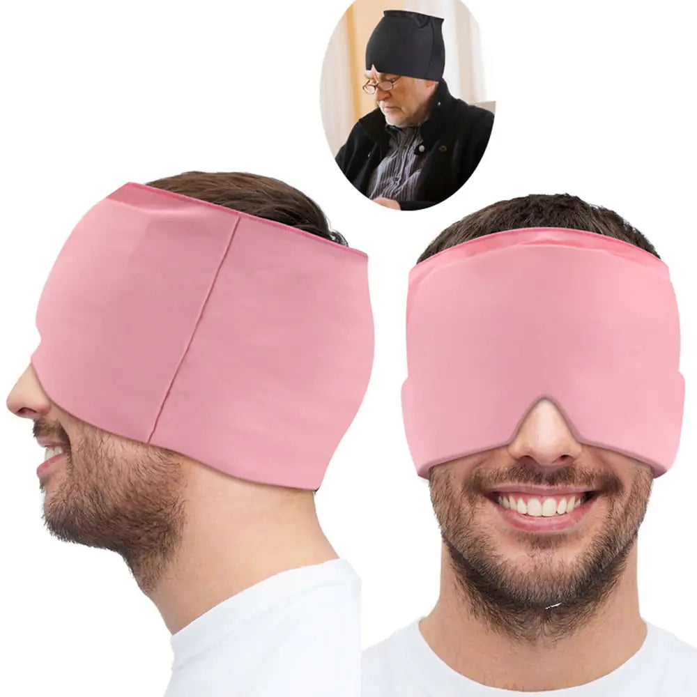 Head Massager & Eye Mask Combo for Ultimate Stress and Pain Relief