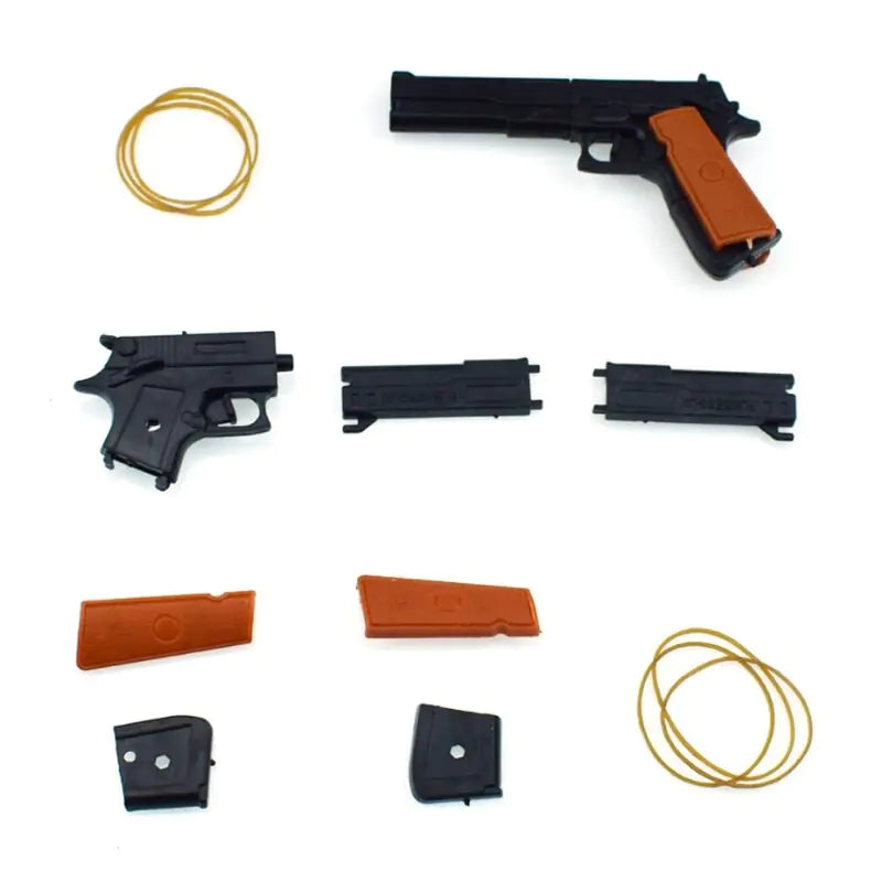 Classic Rubber Band Gun Toy - Fun and Safe Shooting Action for Kids