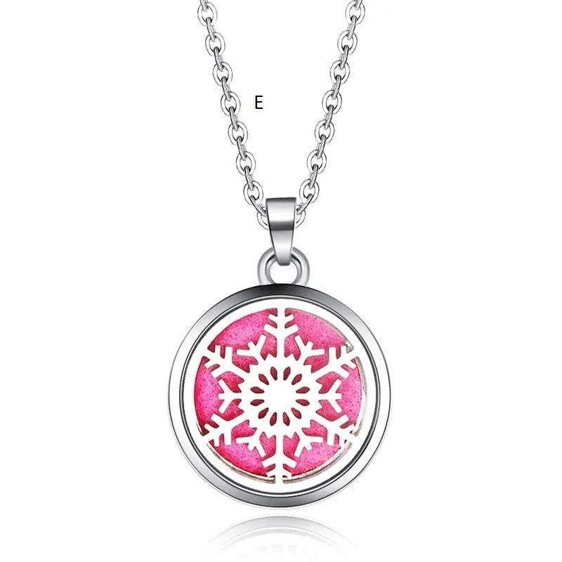 Aromatherapy Pendant Necklace Essential Oil Diffuser for Relaxation and Wellness