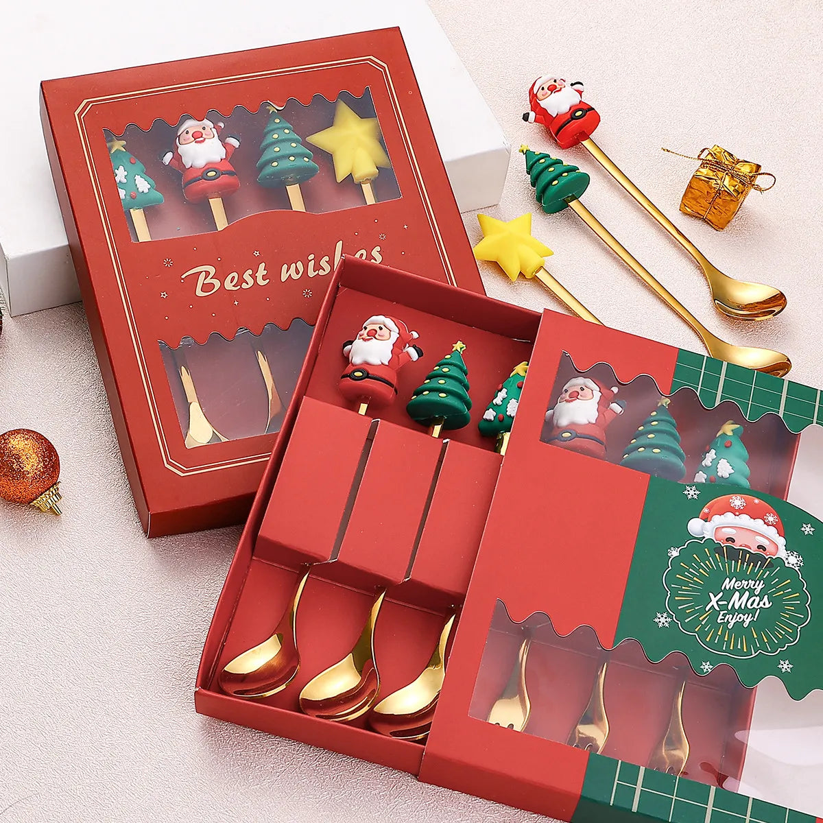 Delightful Christmas Cutlery Set: Perfect for Festive Holiday Gatherings