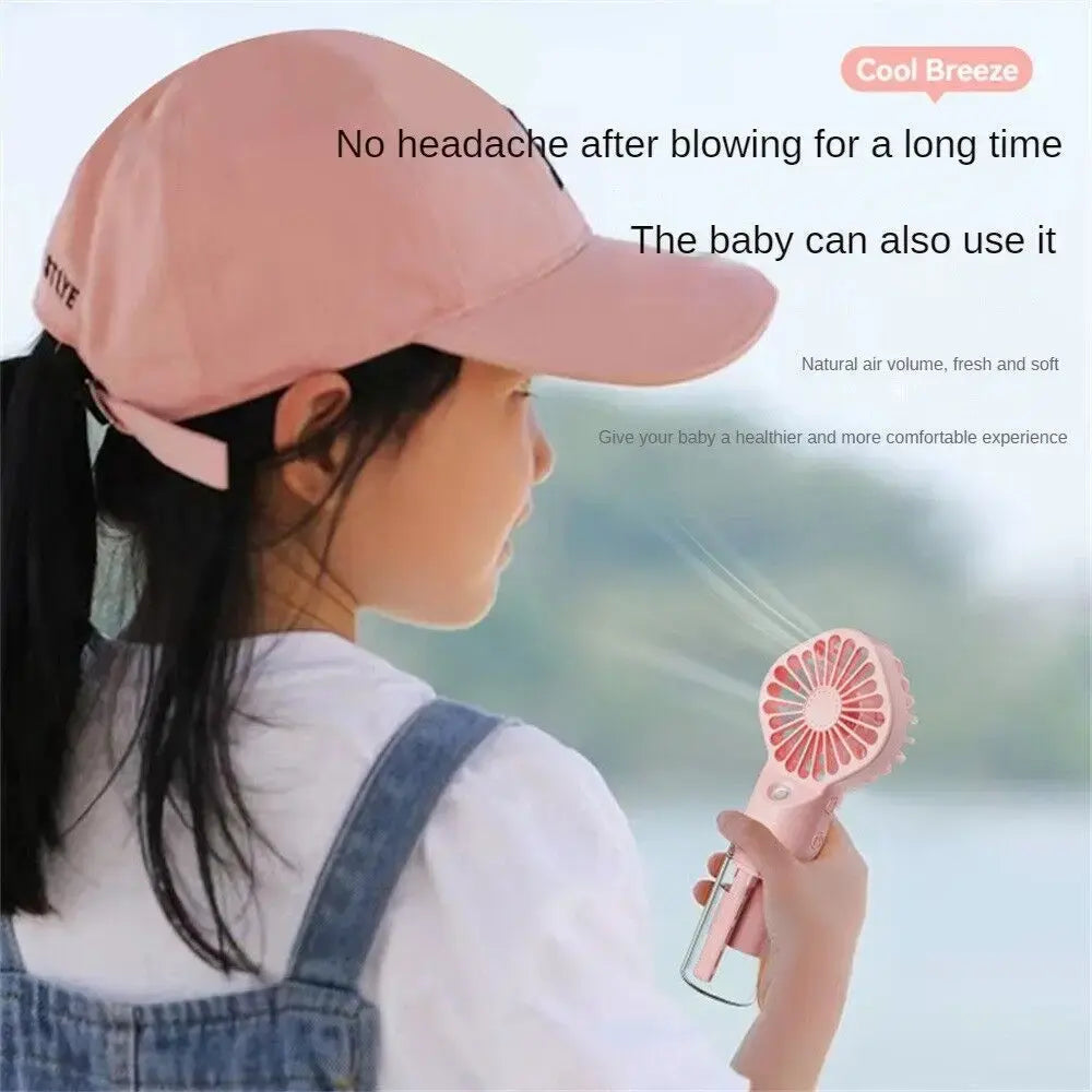 Portable Mini Spray Cooling Fan for Instant Refreshing Relief Anywhere