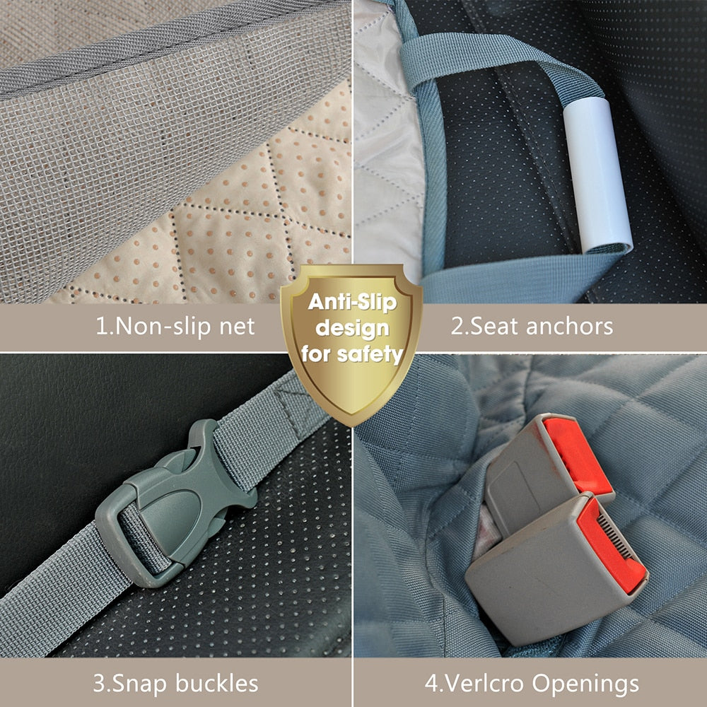 Durable Dog Car Seat Cover - Protects Seats and Keeps Pets Comfortable