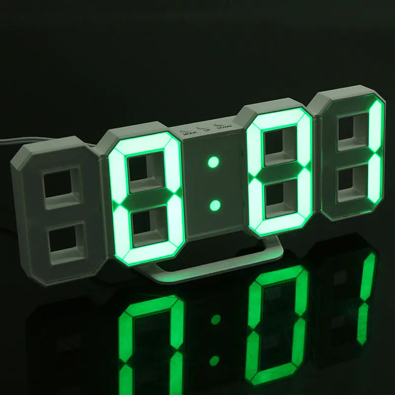 Digital Led Electronic Desktop Clock - Stylish, Multi-Function Timepiece for Home or Office