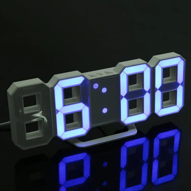 Digital Led Electronic Desktop Clock - Stylish, Multi-Function Timepiece for Home or Office