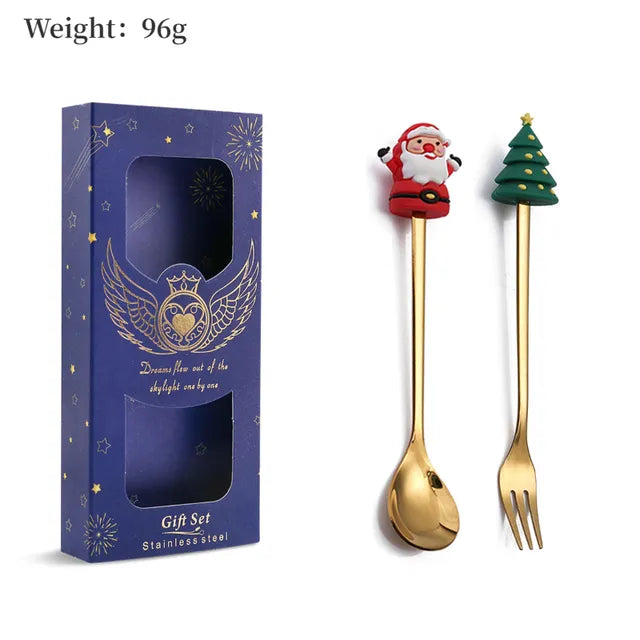 Delightful Christmas Cutlery Set: Perfect for Festive Holiday Gatherings