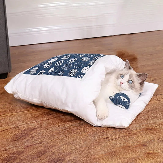 Removable Dog & Cat Bed: Comfortable and Easy-to-Clean Pet Bedding