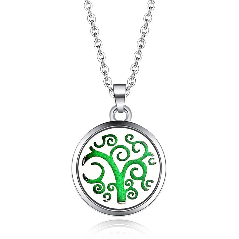 Aromatherapy Pendant Necklace Essential Oil Diffuser for Relaxation and Wellness