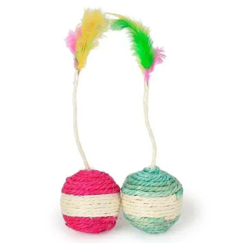 Interactive Feather Toy for Cats