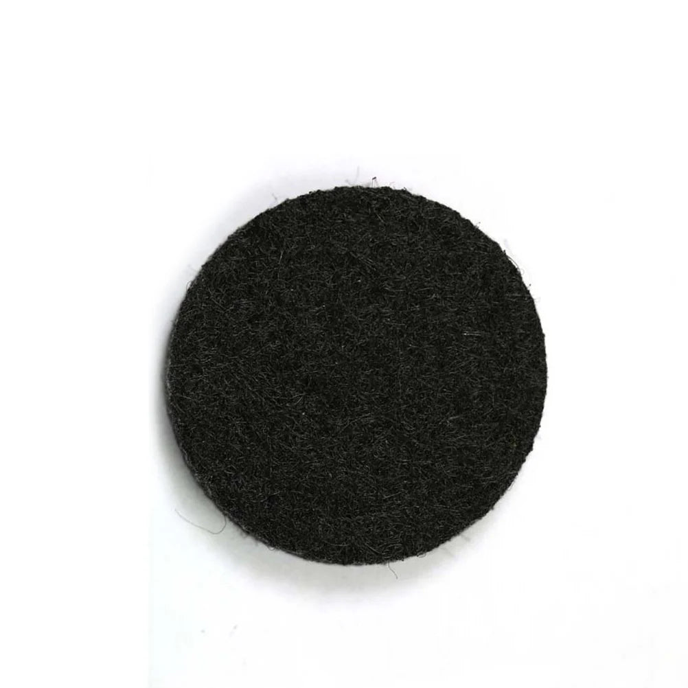 100 Pcs 17.5 mm Replacement Felt Pads for 25 mm Essential Oil Diffuser Locket Pendant Necklace (Mixed 10 Colors)