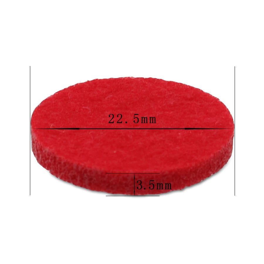 20 Pcs/Lot 22.5 mm Aromatherapy Diffuser Colorful Refills Felt Pads Fit 30 mm Essential Oil Aroma Locket Random Color