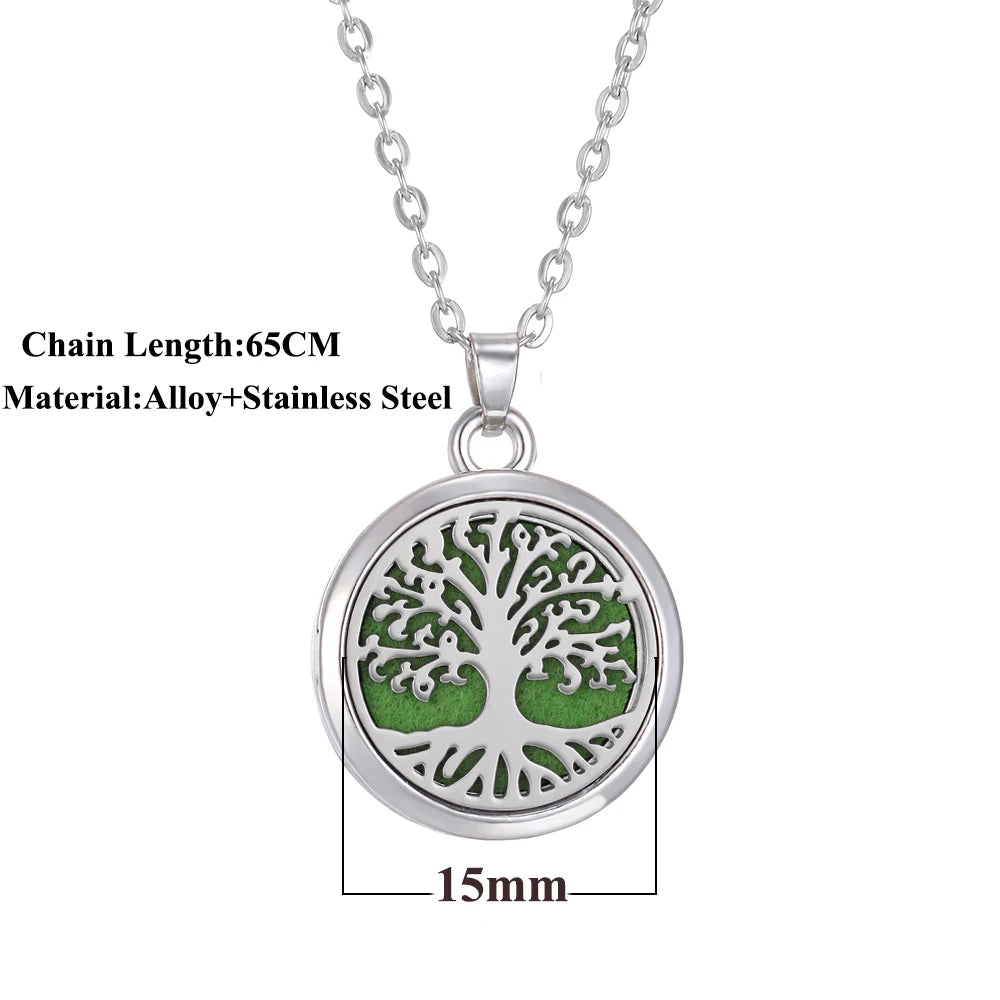 Aromatherapy Essential Oil Diffuser Necklace