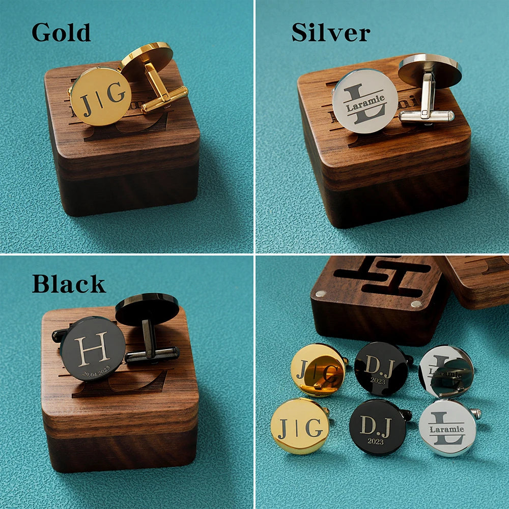 Personalized Wedding Cufflinks