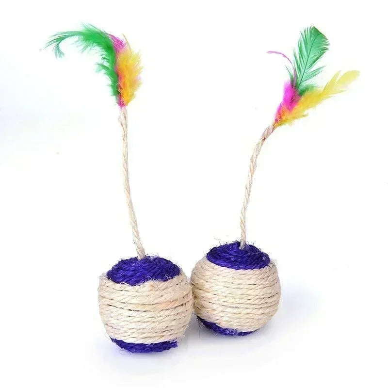 Interactive Feather Toy for Cats