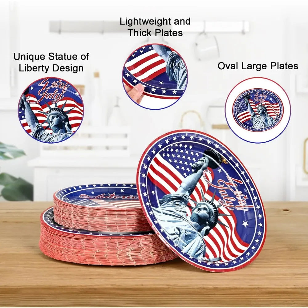 4th of July Disposable Tableware