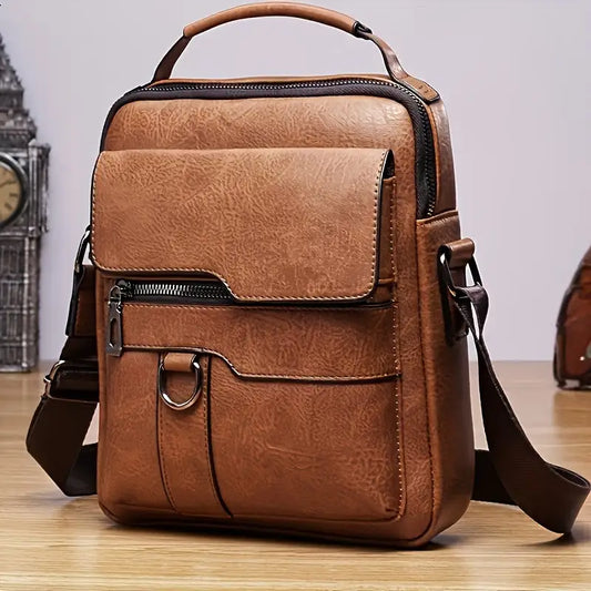 Stylish and Functional Men's Messenger Bag: Perfect for Work and Play