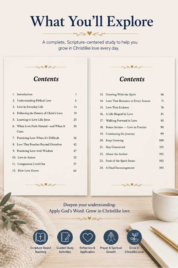 Fruit of the Spirit: LOVE | Christian Bible Study