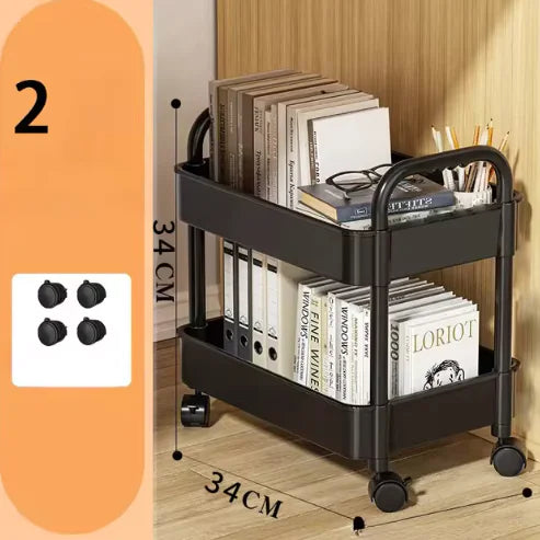 Multi-Layer Rolling Storage Cart: Versatile Organization for Any Space