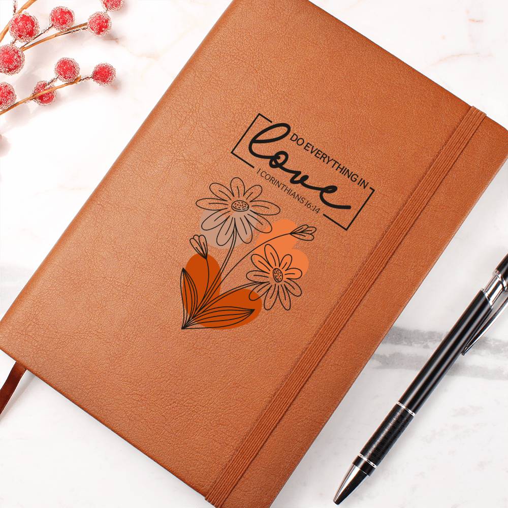 Do Everything in Love (Orange) Journal