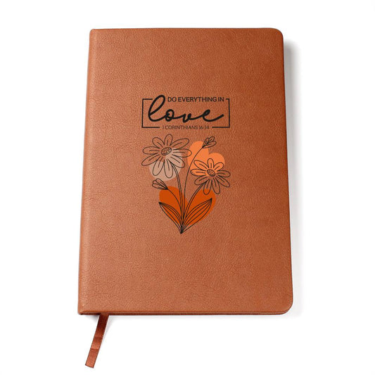 Do Everything in Love (Orange) Journal