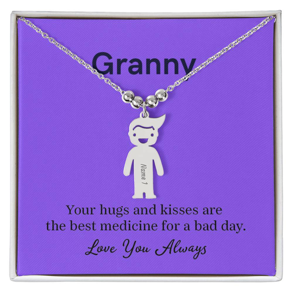 Granny Kids Charm Necklace