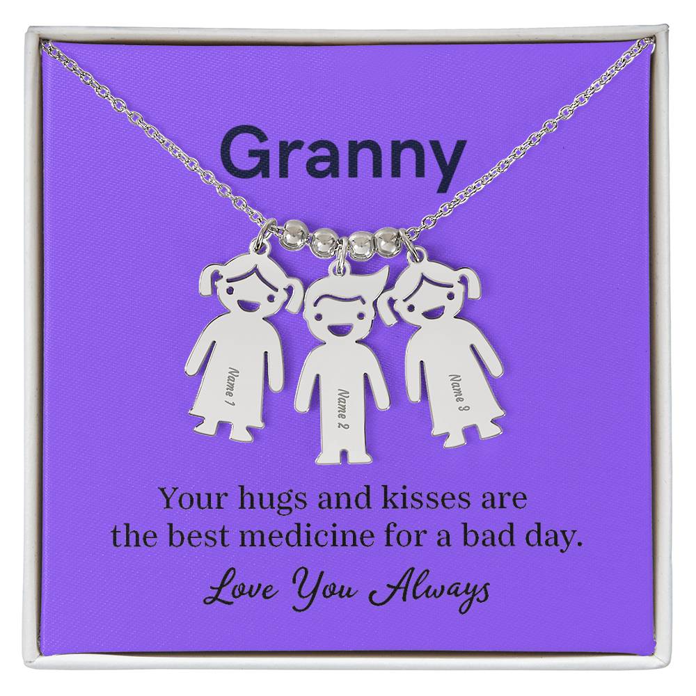 Granny Kids Charm Necklace