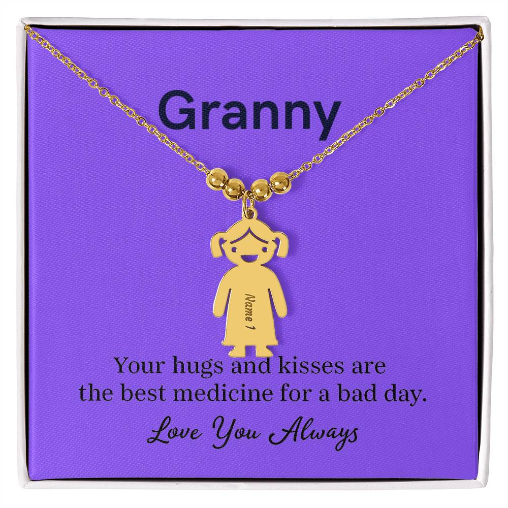 Granny Kids Charm Necklace