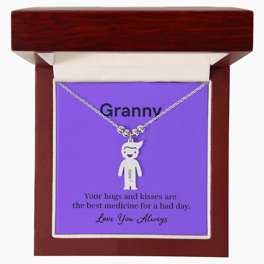 Granny Kids Charm Necklace