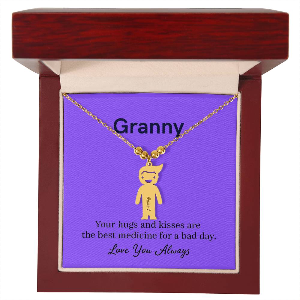 Granny Kids Charm Necklace