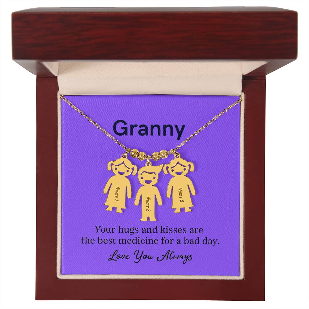 Granny Kids Charm Necklace