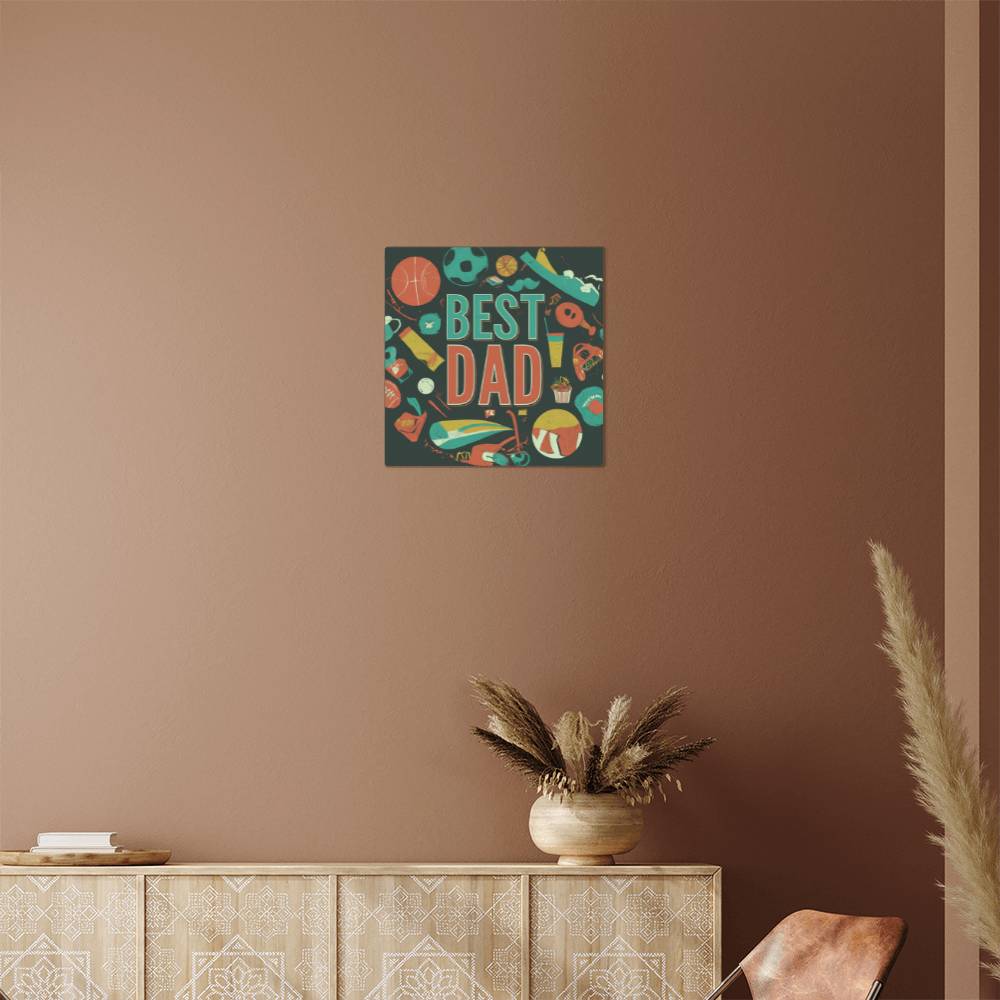 Best Dad Wall Hanging