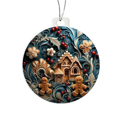 Gingerbread Wonderland: Festive Holiday Village Ornament