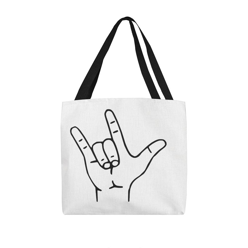 ILY ASL Tote Bag