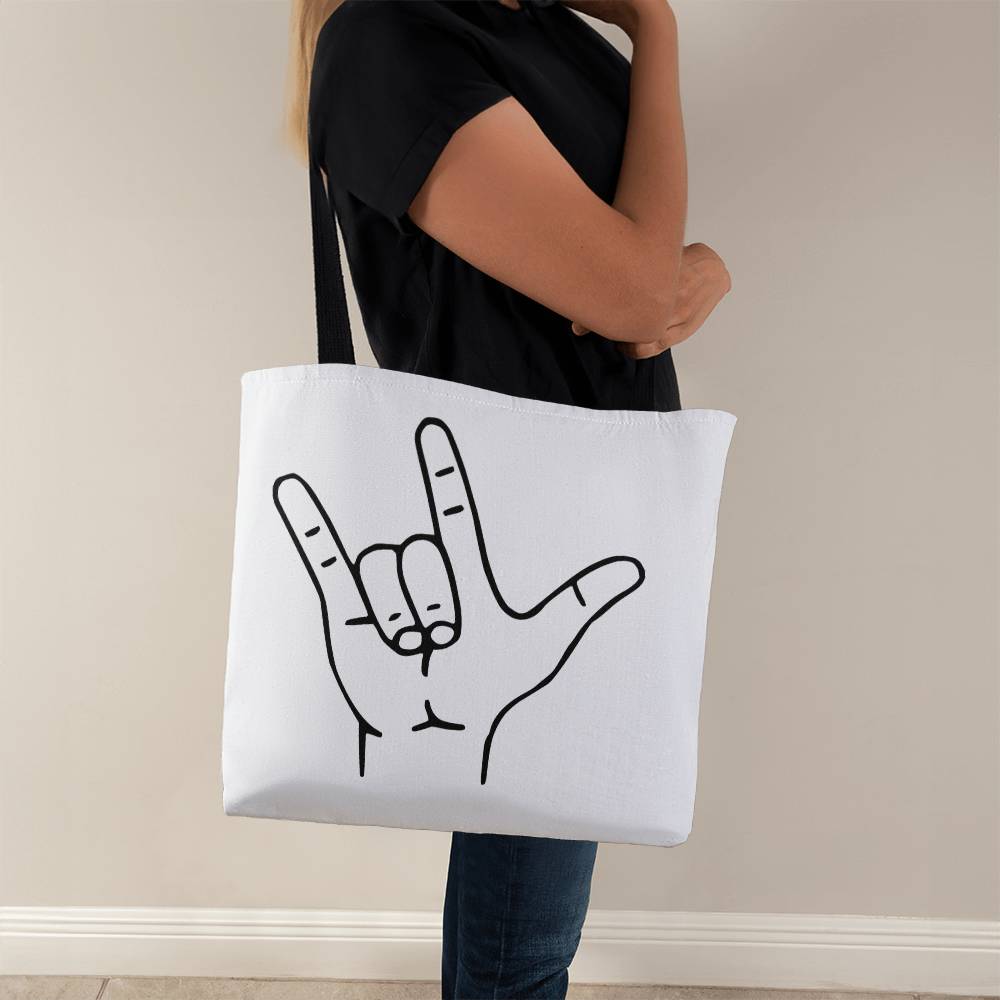 ILY ASL Tote Bag