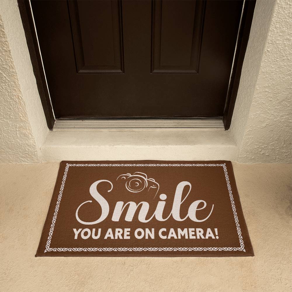 Welcome Mat - Smile You Are On Camera