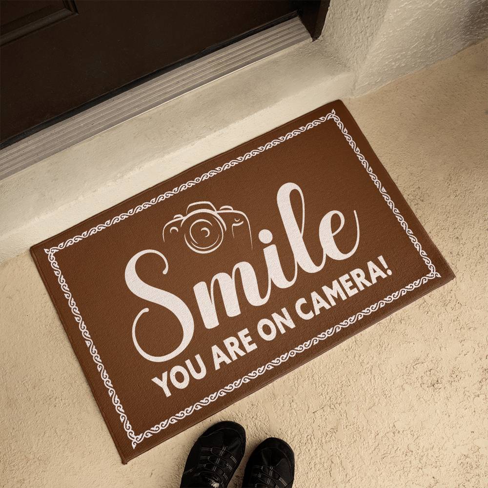 Welcome Mat - Smile You Are On Camera