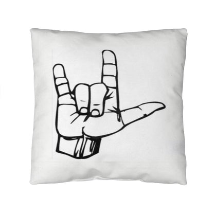 I Love You Pillow with Insert