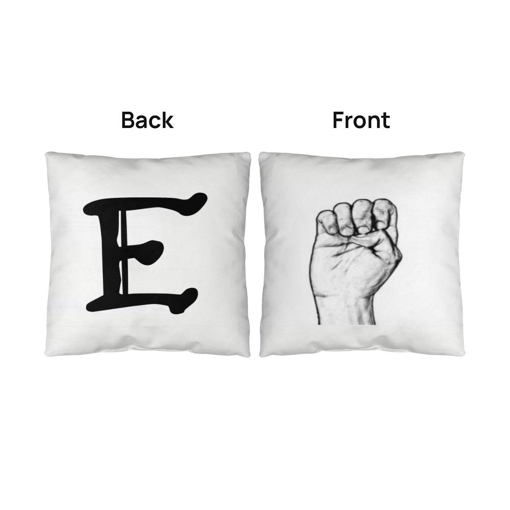 E Pillow Cover with Insert