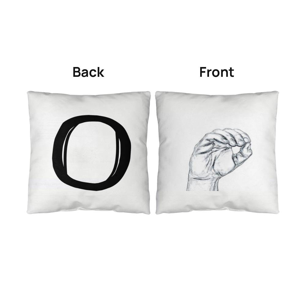 O Pillow cover with Insert