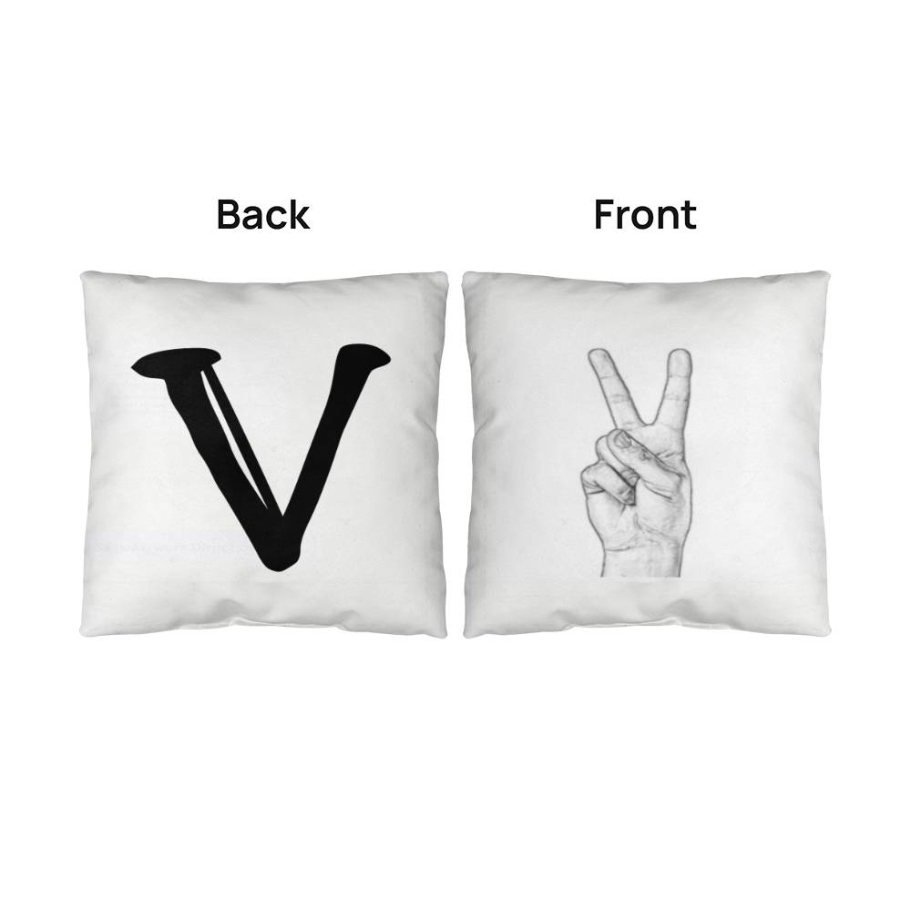 V Pillow cover with Insert