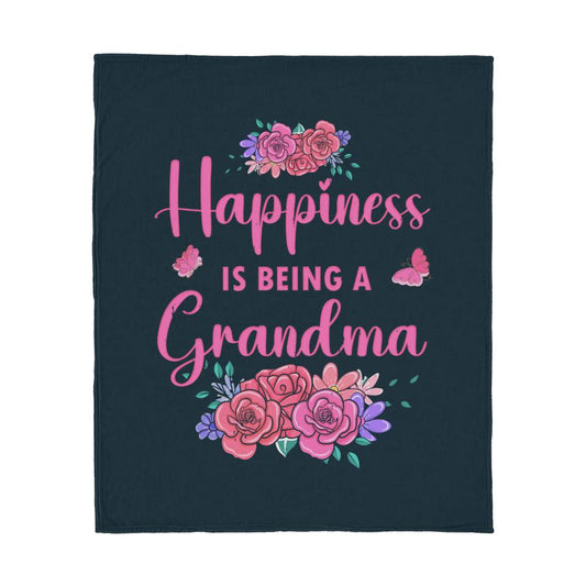 Happiness Is Being A Grandma Blanket