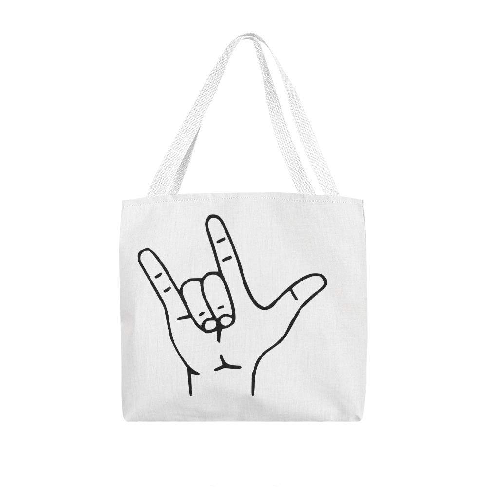 ILY ASL Tote Bag