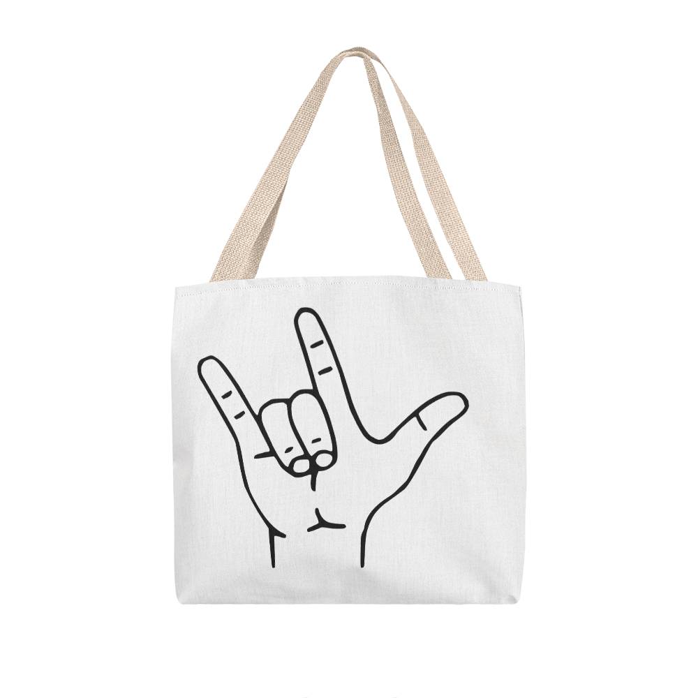 ILY ASL Tote Bag