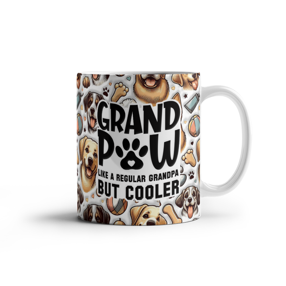 GrandPaw Like a Regular Grandpa But Cooler Mug