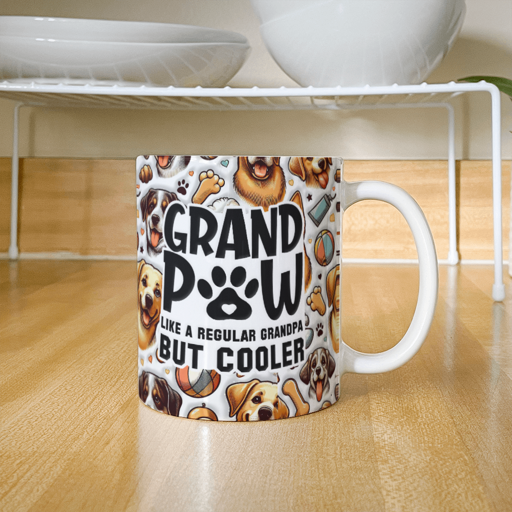 GrandPaw Like a Regular Grandpa But Cooler Mug