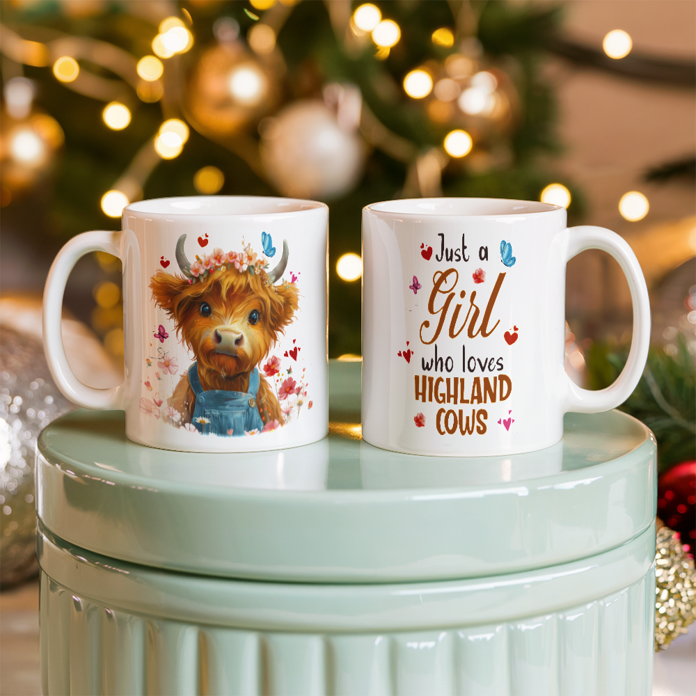 Just a Girl who Loves Highland Cows Mug