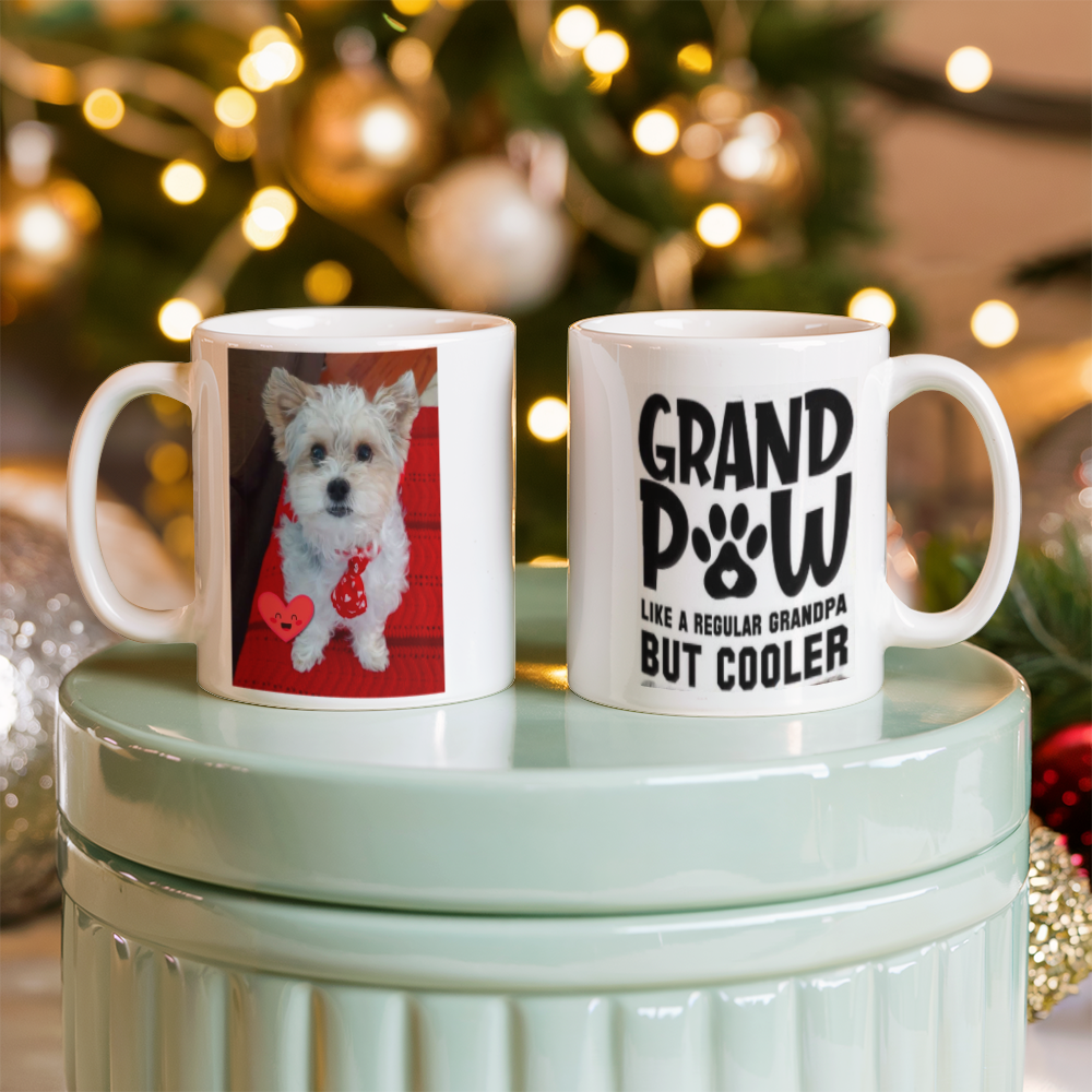 Bear and GrandPaw Like a Regular Grandpa But Cooler Personalized Mug