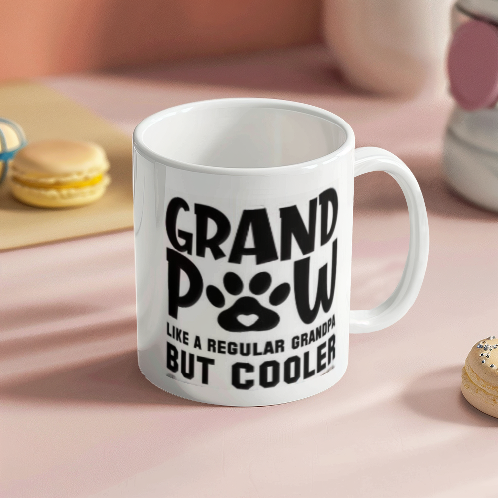 Bear and GrandPaw Like a Regular Grandpa But Cooler Personalized Mug